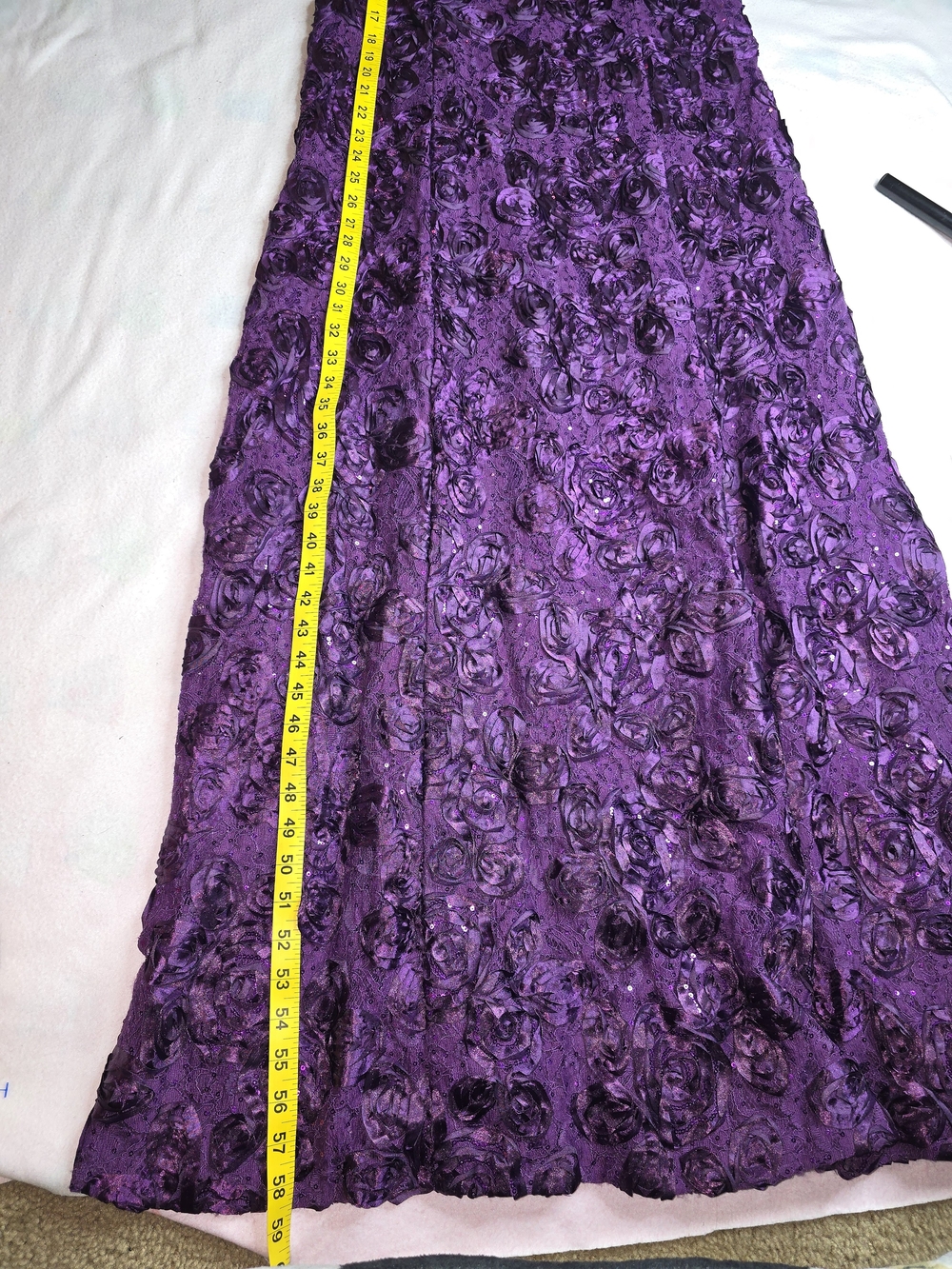 Alex Evenings Plum Embellished Maxi Dress - Picture 4 of 9